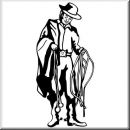 Aufkleber Western Figur Mexikaner 01