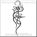 Aufkleber Tribal Tattoo Schmetterlinge