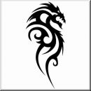 Auto Aufkleber Tribal Drache 24