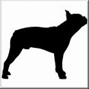 Aufkleber Hund Boston Terrier