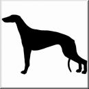 Aufkleber Hund Greyhound 2