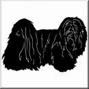 Aufkleber Hund Lhasa Apso