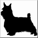 Aufkleber Hund Silky Terrier