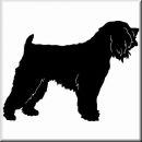 Aufkleber Hund Soft Coated Wheaten Terrier