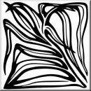 Aufkleber Rectangle Floral Designs 013