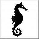 Folienaufkleber Motiv Seepferdchen 01