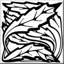 Aufkleber Rectangle Floral Designs 023