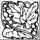 Aufkleber Rectangle Floral Designs 027