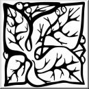 Aufkleber Rectangle Floral Designs 028