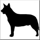 Aufkleber Hund Australien Cattle 2