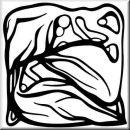 Aufkleber Rectangle Floral Designs 042