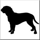 Aufkleber Hund Dogue de Bordeaux 2