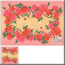 Platzdeckchen Motiv Rote Rosen