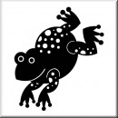 Folienaufkleber Tiermotiv Frosch 02