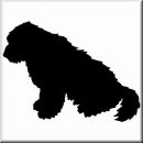 Aufkleber Hund Old English Sheepdog