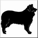 Aufkleber Hund Rough Collie