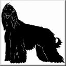 Aufkleber Hund Afghan Hound 4