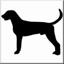 Aufkleber Hund American Foxhound 2