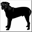 Aufkleber Hund Bullmastiff
