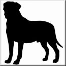 Aufkleber Hund Bullmastiff 2