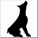 Aufkleber Hund Dobermann 11