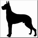 Aufkleber Hund Great Dane 4