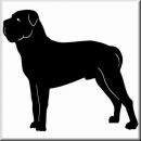 Aufkleber Hund Mastiff 2