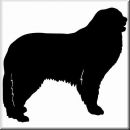 Aufkleber Hund Pyrenean Mountain Dog