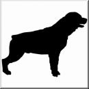 Aufkleber Hund Rottweiler