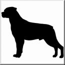 Aufkleber Hund Rottweiler 2