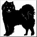 Aufkleber Hund Samoyed 2