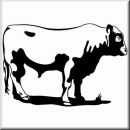 Aufkleber Western Animals 02 Rind
