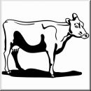 Aufkleber Western Animals 18 Rind