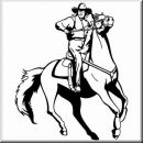 Aufkleber Western Ladies 00