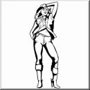 Aufkleber Western Ladies 01