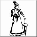 Aufkleber Western Ladies 09