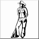 Aufkleber Western Ladies 11