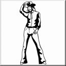 Aufkleber Western Ladies 12