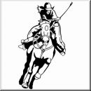 Aufkleber Western Ladies 18