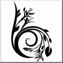 Folienaufkleber Floral Designs II 054