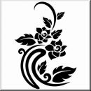 Folienaufkleber Floral Designs II 060