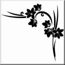 Folienaufkleber Floral Designs II 066