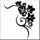 Folienaufkleber Floral Designs II 072