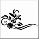 Folienaufkleber Floral Designs II 077