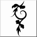 Folienaufkleber Floral Designs II 079