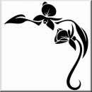 Folienaufkleber Floral Designs II 080