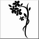 Folienaufkleber Floral Designs II 082