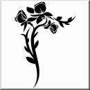 Folienaufkleber Floral Designs II 089