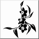 Folienaufkleber Floral Designs II 090