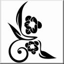 Folienaufkleber Floral Designs II 092